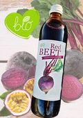RED BEET - Bio Rote Rübe & Passionsfrucht Saft, 1 Karton